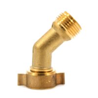 Camco 45-Degree Fresh Water Hose Connector Elbow, Brass