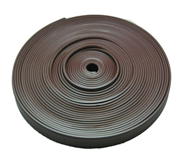 AP Products Trim Insert, 5/8 Inch x 25 Feet, Brown Plastic