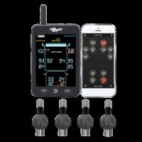 Minder Research TireMinder A1 AS TPMS, 4 Flow-Through Sensors, 5.5 Inch Display