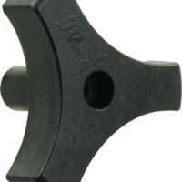 JR Products Window Crank Knob, Triangular, Black, 13/16" Shaft, RV Windows
