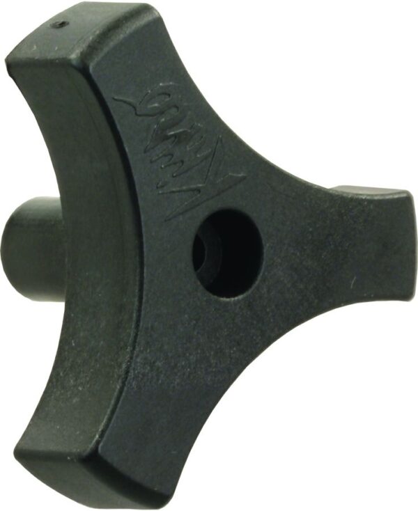 JR Products Window Crank Knob, Triangular, Black, 13/16" Shaft, RV Windows