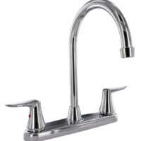 Phoenix Products 8 Inch High Arc Kitchen Faucet, Chrome Plated, Silver