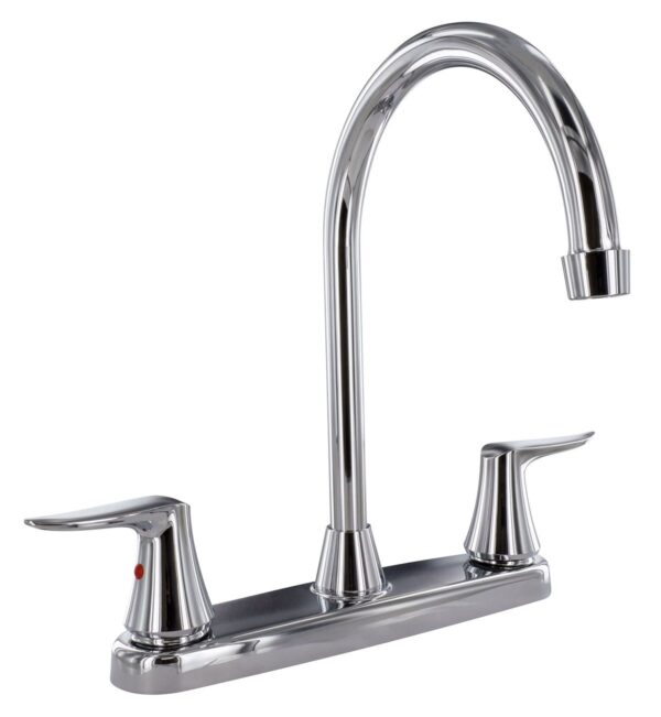 Phoenix Products 8 Inch High Arc Kitchen Faucet, Chrome Plated, Silver