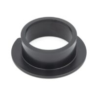 B&B Molders 1-1/2 inch Waste Tank Fitting, Flush Slip, Black