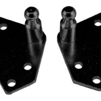 JR Products Flat Lift Support Bracket, 10mm Stud, Set of 2