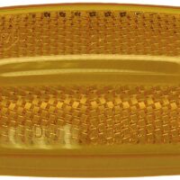 Peterson Rectangular Amber Acrylic Marker Light Lens