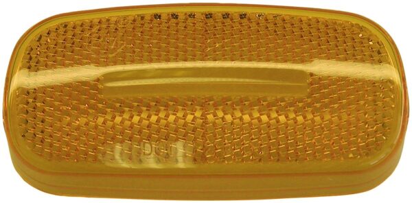 Peterson Rectangular Amber Acrylic Marker Light Lens