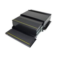 Lippert Kwikee Premium Double Electric RV Entry Step, 26 in., 750 lb, Black