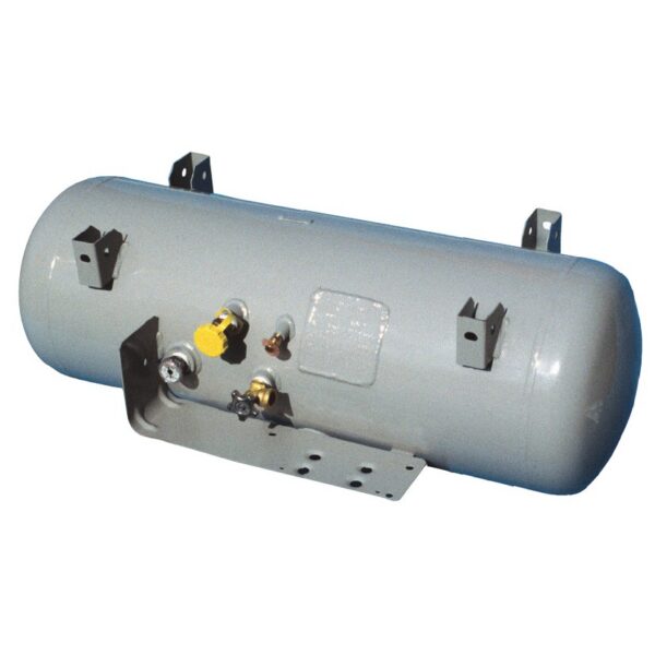 Manchester Tank Propane Tank 23 Inch, 7.9 Gallon, Gray, Permanent Mount