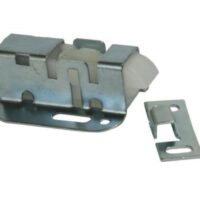 JR Products Pull-To-Open Door Catch, Silver, Set of 2