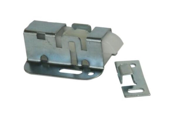 JR Products Pull-To-Open Door Catch, Silver, Set of 2