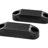 JR Magnetic Baggage Door Catch, Black, Set of 2