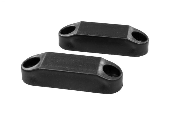 JR Magnetic Baggage Door Catch, Black, Set of 2