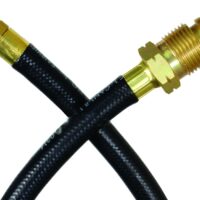 JR Products Propane Pigtail Hose 48" POL to 1/4" Inverted Flare