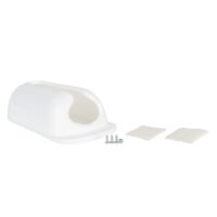 Camco Plastic Bag Storage Organizer, White, 25-Bag Capacity
