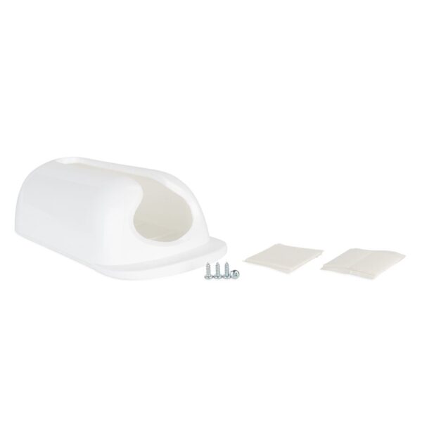 Camco Plastic Bag Storage Organizer, White, 25-Bag Capacity