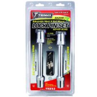 Trimax Hitch Pin Set, Key Lock, Chrome Plated, Pair