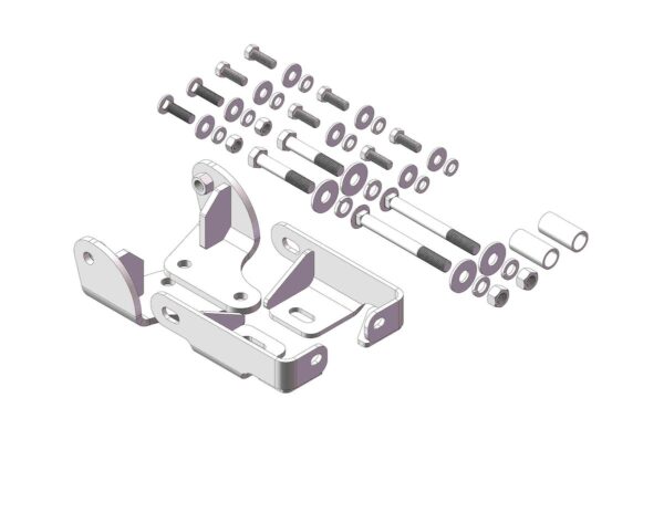 Husky Elite 5th Wheel Hitch Mount Bracket, Bolt-On