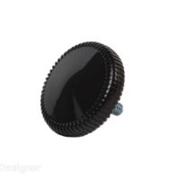 RV Designer Faulkner/A&E Awning Knob, 1/2 Inch Stem, Black, Pack of 2