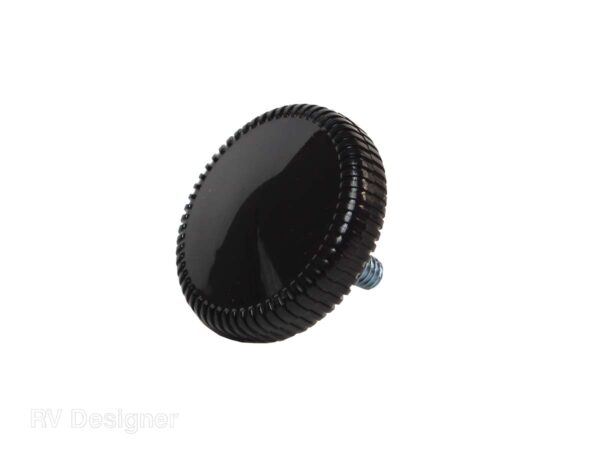 RV Designer Faulkner/A&E Awning Knob, 1/2 Inch Stem, Black, Pack of 2