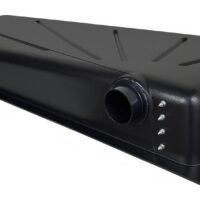 Icon 28 Gallon Waste Holding Tank, Black, Flange Mount, 3 in Outlet, with Sensors