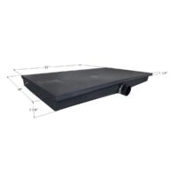 Icon 25.4-Gallon Waste Holding Tank, Black