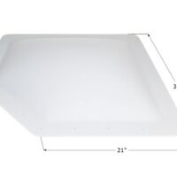 Icon Neo-Angle Bubble Skylight, White, 26x16 Opening