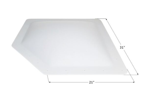 Icon Neo-Angle Bubble Skylight, White, 26x16 Opening