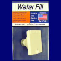 Zebra RV Fresh Water Inlet, Polar White