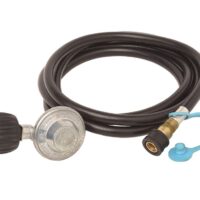 Flame King Low Pressure Propane Regulator, 2-Stage, 65,000 BTU, 3/8 Inch Connections