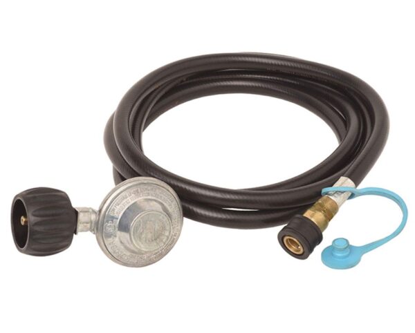 Flame King Low Pressure Propane Regulator, 2-Stage, 65,000 BTU, 3/8 Inch Connections