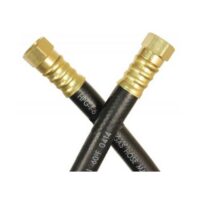 JR Products Propane Hose, 12 Feet, 3/8 Inch, High Pressure, Female Flare
