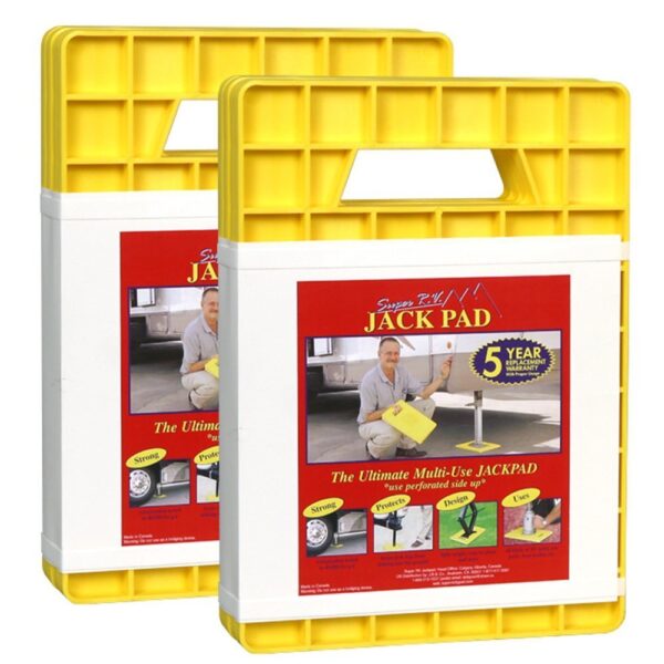 AP Products Super Dolly Trailer Pad, 40,000 lb, Set of 4, Yellow