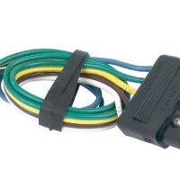 Hopkins Endurance 5-Flat Marine Trailer Connector, Black