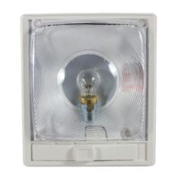 Arcon Dome Light, 6 x 5 Inch, Clear Lens, Incandescent