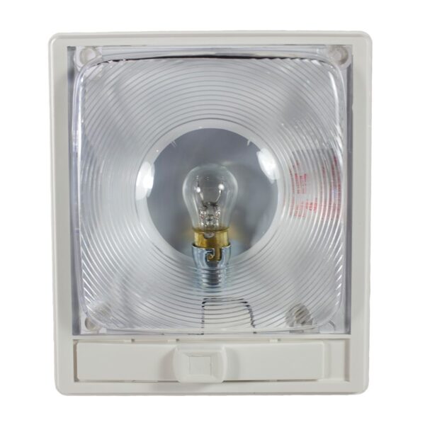 Arcon Dome Light, 6 x 5 Inch, Clear Lens, Incandescent