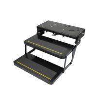 Lippert Kwikee 32 Series Double Electric Entry Step, 24-inch, 300 lb