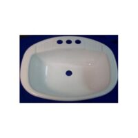 LaSalle Bristol Large RV Kitchen Sink, 20 in. x 16 in., Parchment