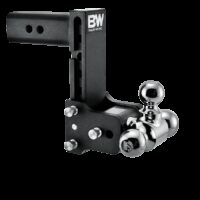 B&W Triple Ball Mount, 2-1/2 Inch Receiver, 18,000 lbs, Sliding Shank