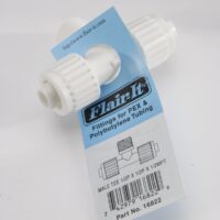 Flair-It Hose Barb to Male Thread Tee, 1/2 Inch, White
