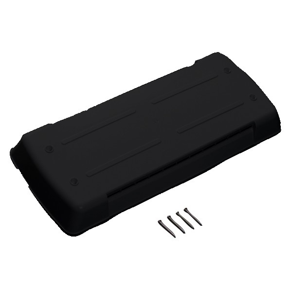 Ventmate Refrigerator Vent Cover Black, 25.5 x 10 Inch