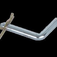 JR Products Trailer Hitch Pin with Clip, 1/2" Bent Pin, 2-3/8"