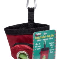 Valterra Red Pet Travel Pouch with Removable Top and Treat Bag