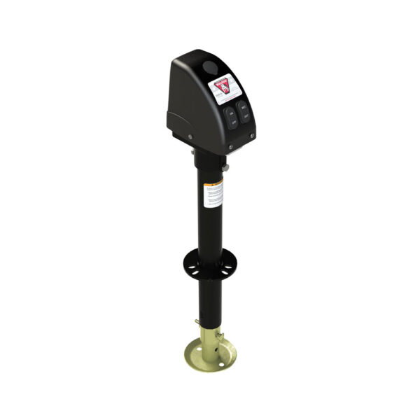 Bulldog Powered Trailer Tongue Jack, 3,500 lb, 14 Inch Travel