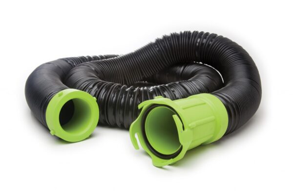 Thetford Titan Sewer Hose, 3 Inch, 10 Feet Extended, Black