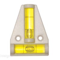 RV Designer Dual-Axis Bubble Level, 2-1/2 x 1-3/4 in, Set of 2