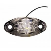 Valterra LED Dual-Lens Clearance Light, 2-5/8 x 1-1/4 inch, Amber/Clear
