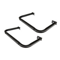 Lippert Jack-Knife Sofa Leg Kit, Black Powder-Coated Steel, Set of 2