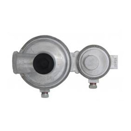 Marshall Excelsior Two-Stage Propane Regulator, Vertical, 175,000 BTU, RV Approved