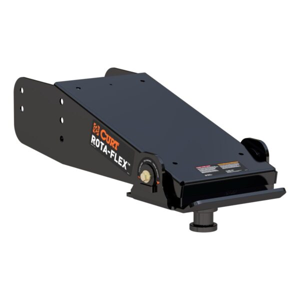 Lippert Rota-Flex King Pin Box, 18,000 lbs, Rubberized, Black